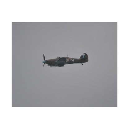 Memorial Flight Hurricane Flying From The Right Sideways, Matte Canvas, Stretched, 0.75" - The Trio Synergize Group