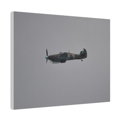 Memorial Flight Hurricane Flying From The Right Sideways, Matte Canvas, Stretched, 0.75" - The Trio Synergize Group