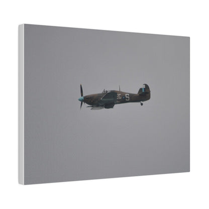 Memorial Flight Hurricane Flying From The Right Sideways, Matte Canvas, Stretched, 0.75" - The Trio Synergize Group