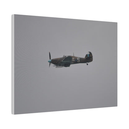 Memorial Flight Hurricane Flying From The Right Sideways, Matte Canvas, Stretched, 0.75" - The Trio Synergize Group