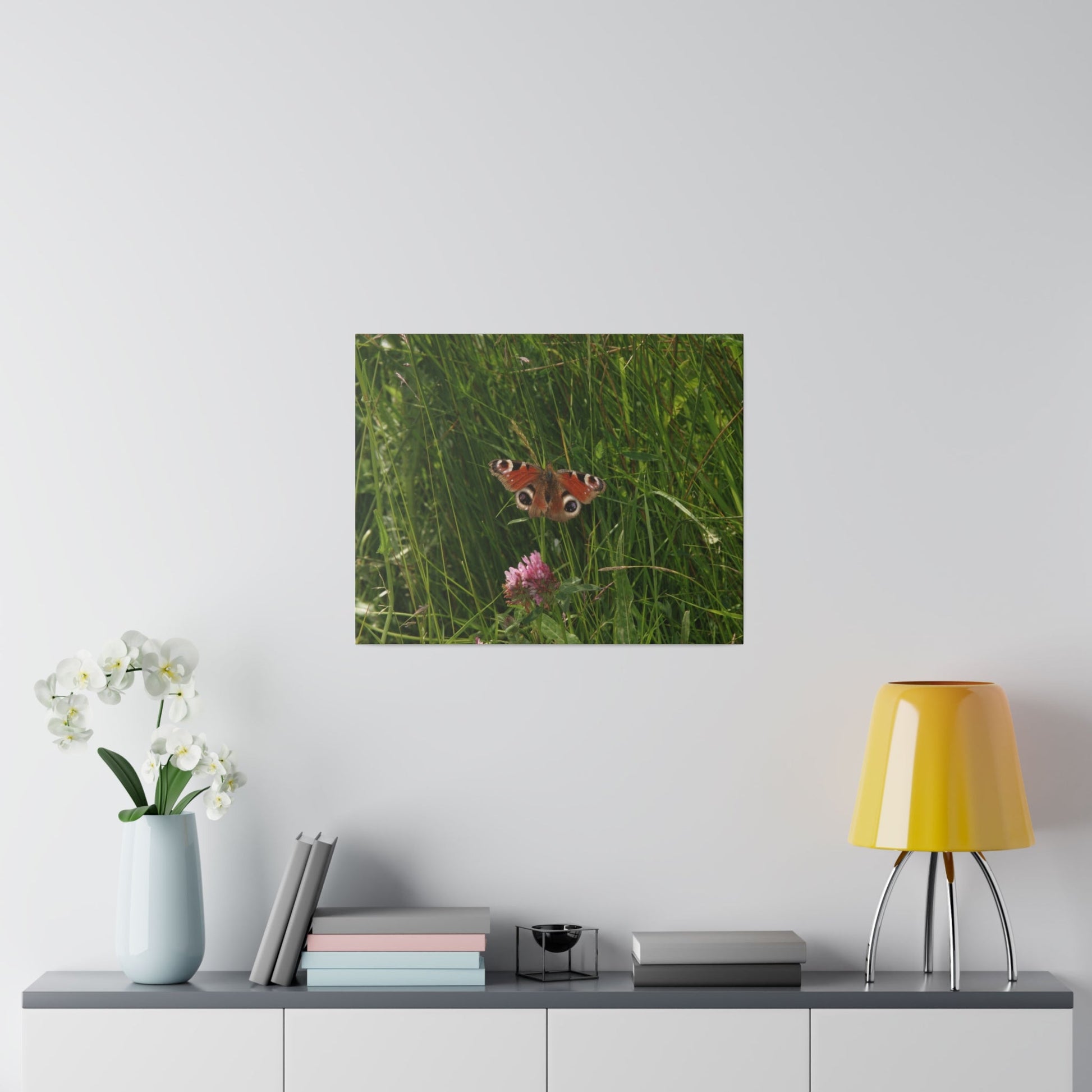 Peacock Butterfly, Matte Canvas, Stretched, 0.75" - The Trio Synergize Group