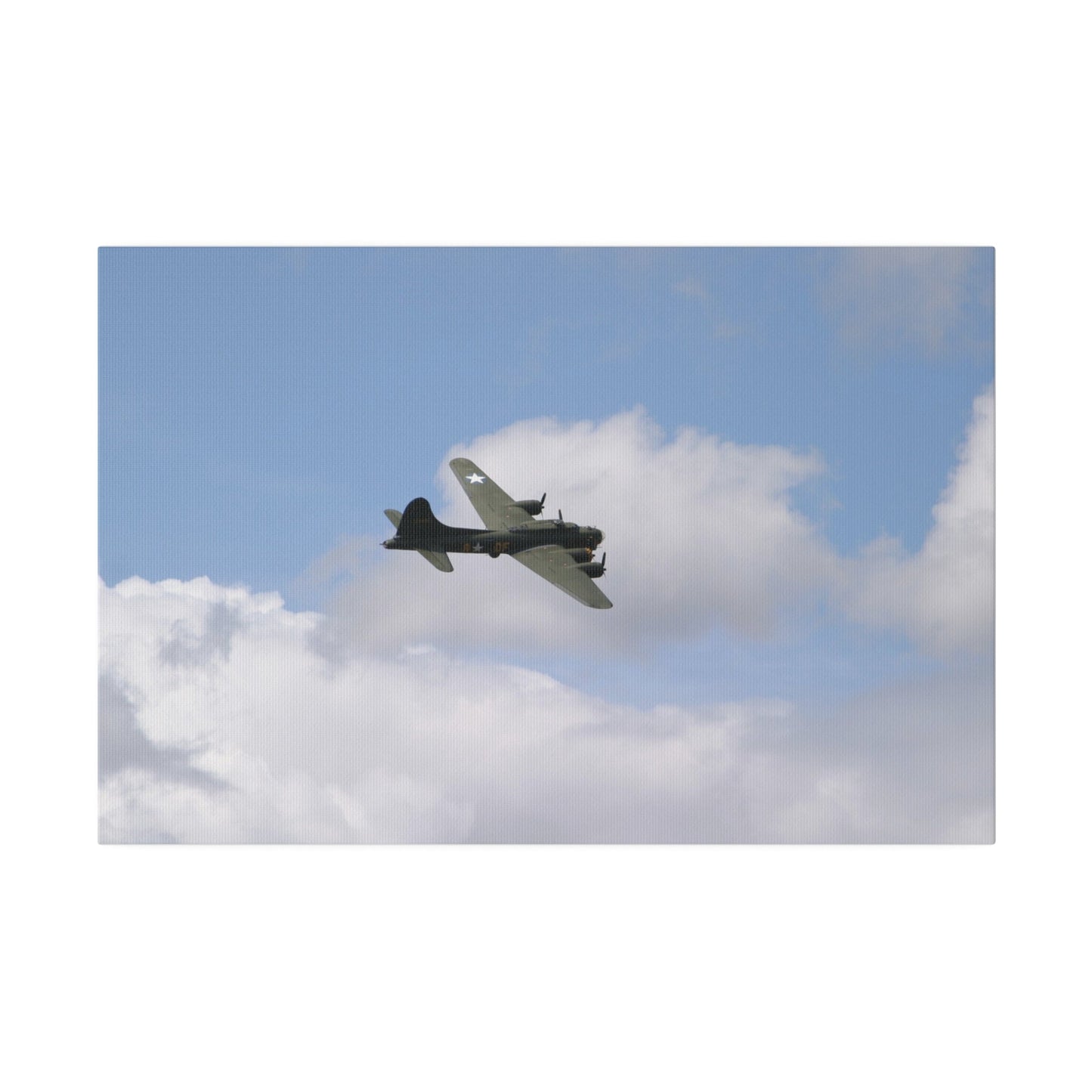 Sally B, B - 17 Flying, Matte Canvas, Stretched, 0.75" - The Trio Synergize Group