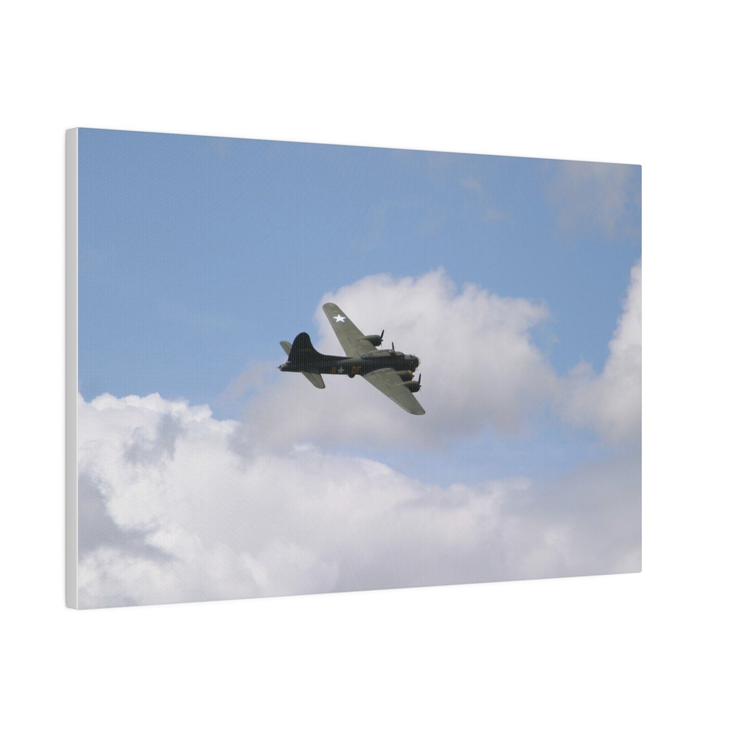 Sally B, B - 17 Flying, Matte Canvas, Stretched, 0.75" - The Trio Synergize Group