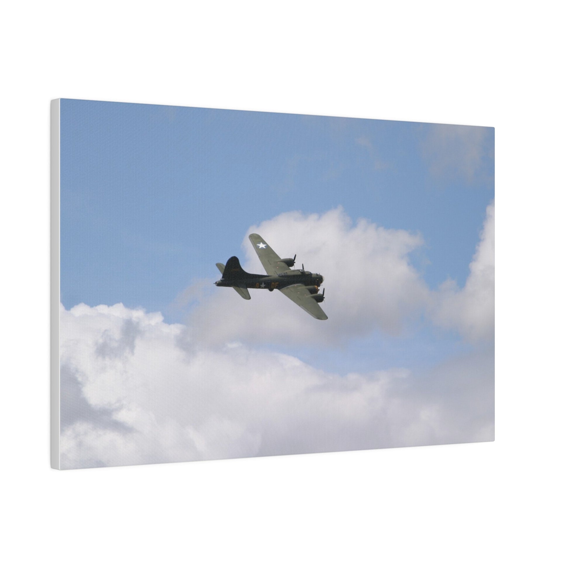 Sally B, B - 17 Flying, Matte Canvas, Stretched, 0.75" - The Trio Synergize Group