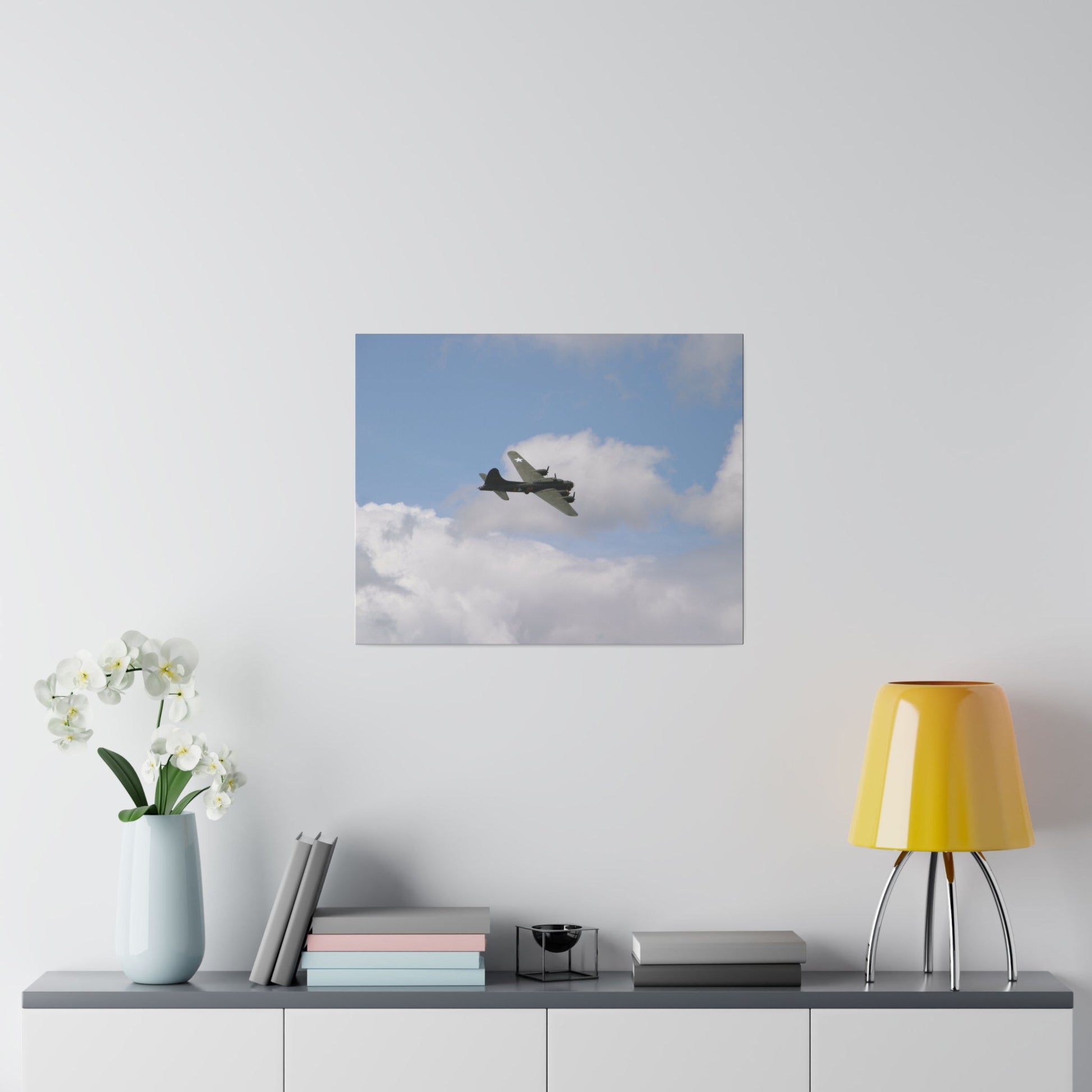 Sally B, B - 17 Flying, Matte Canvas, Stretched, 0.75" - The Trio Synergize Group