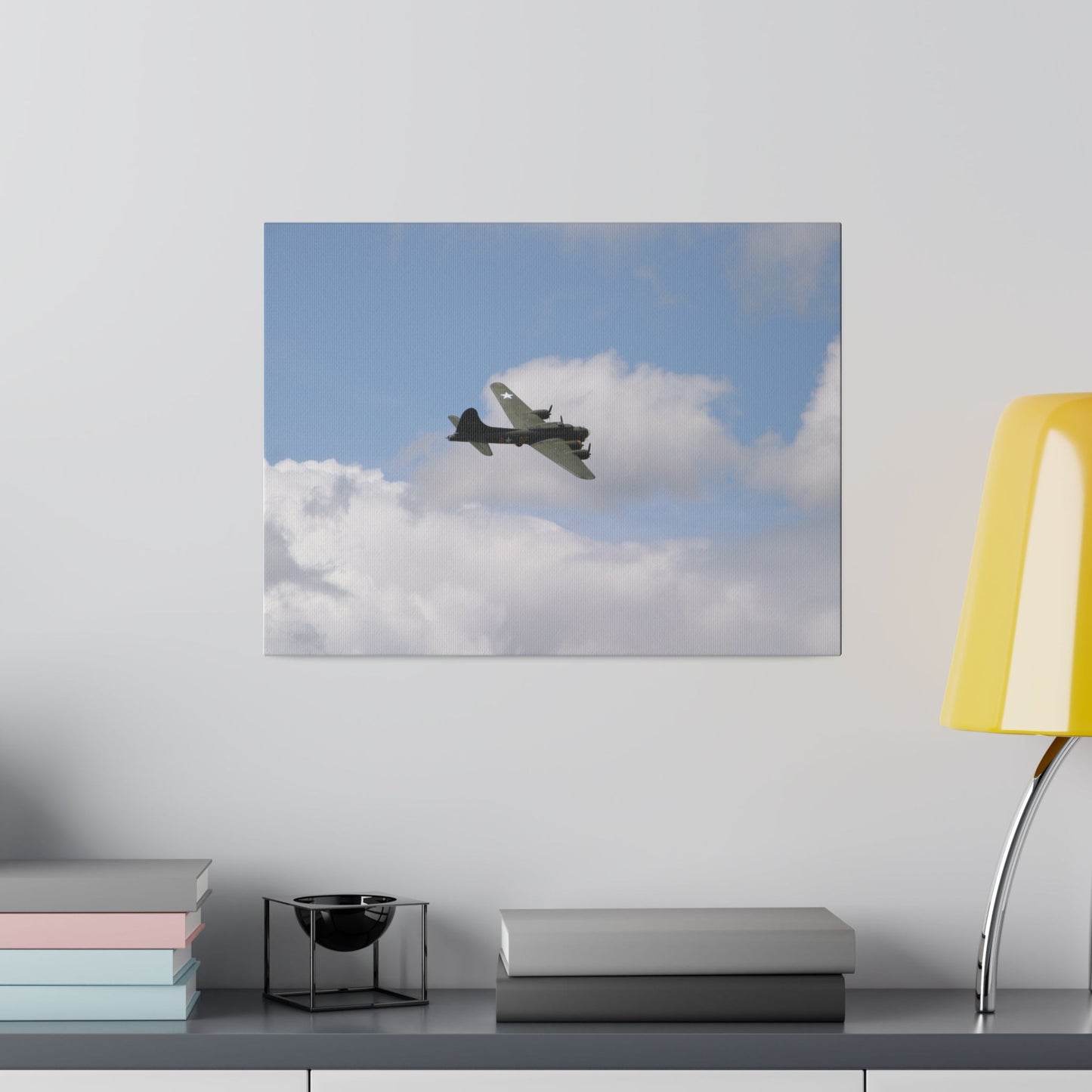 Sally B, B - 17 Flying, Matte Canvas, Stretched, 0.75" - The Trio Synergize Group