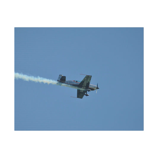 The Blade Flying From The Left With Smoke Close Up Canvas - The Trio Synergize Group