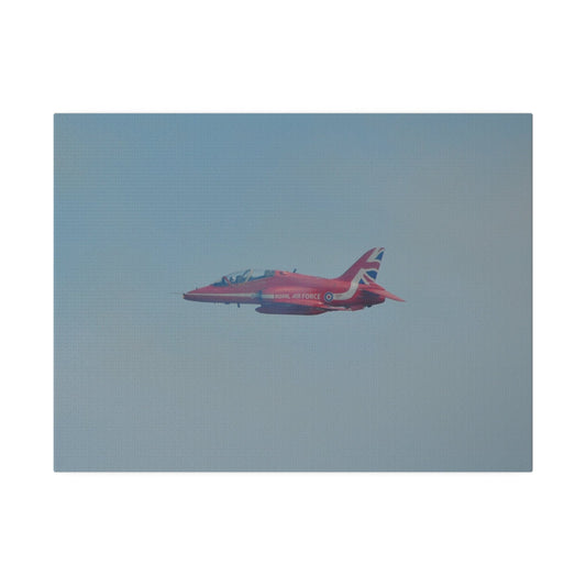 The Red Arrow Flying From The Right Canvas - The Trio Synergize Group