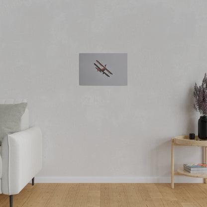Single Wing Walker Flying From The Left, Front View Much Closer, Person Holding Their Right Leg, Matte Canvas, Stretched, 0.75" - The Trio Synergize Group
