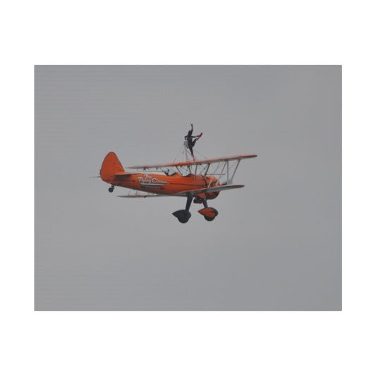 The Wing Walker Person Holding Right Leg Much Closer Canvas - The Trio Synergize Group