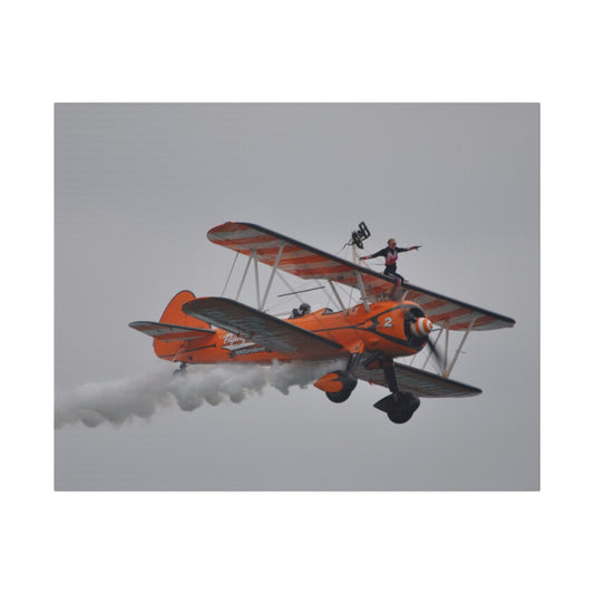 The Wing Walker - Wing Sitting No Harness & Arms Open Canvas - The Trio Synergize Group