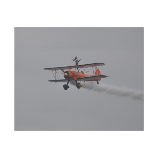 The Wing Walker - Standing No Harness & Left Arm Out Canvas - The Trio Synergize Group