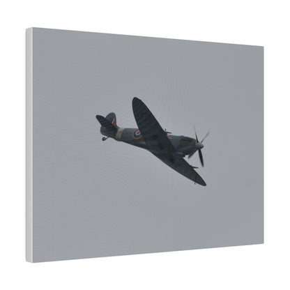 Spitfire MK Vc AR501 Flying From The Left With A View Of The Front Close Up, Matte Canvas, Stretched, 0.75" - The Trio Synergize Group