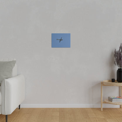 Spitfire Mk.22 Flying From The Left With A slight Angle, Matte Canvas, Stretched, 0.75" - The Trio Synergize Group