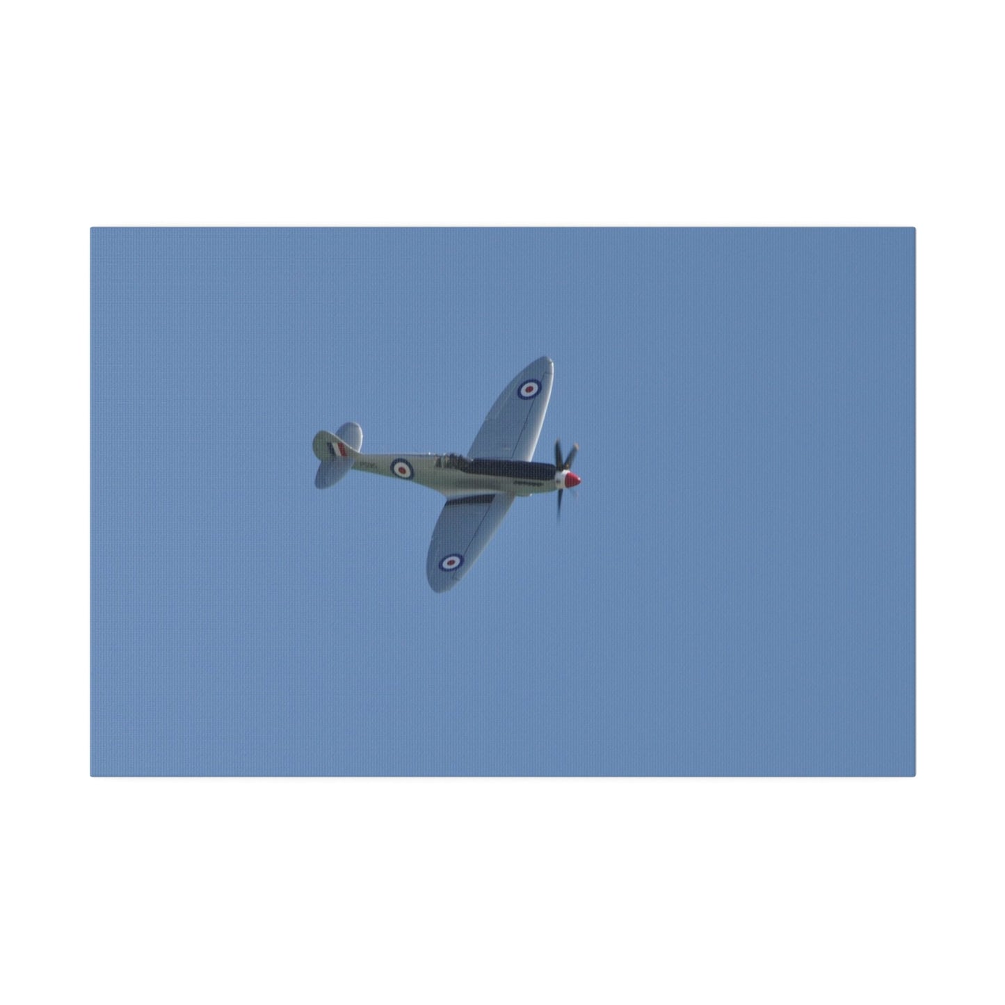 Spitfire Mk.22 Flying From The Left With A slight Angle, Matte Canvas, Stretched, 0.75" - The Trio Synergize Group