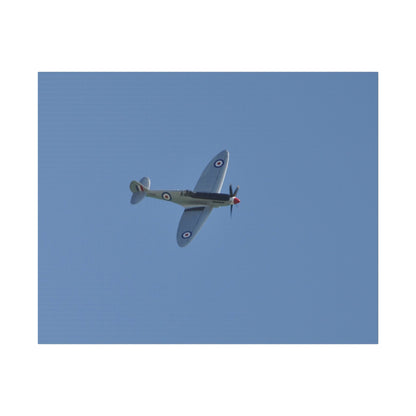 Spitfire Mk.22 Flying From The Left With A slight Angle, Matte Canvas, Stretched, 0.75" - The Trio Synergize Group