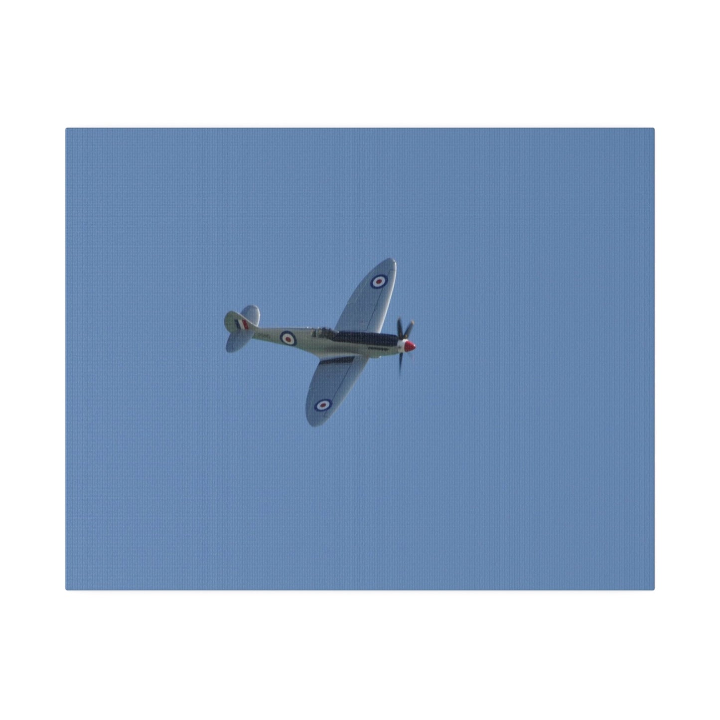 Spitfire Mk.22 Flying From The Left With A slight Angle, Matte Canvas, Stretched, 0.75" - The Trio Synergize Group