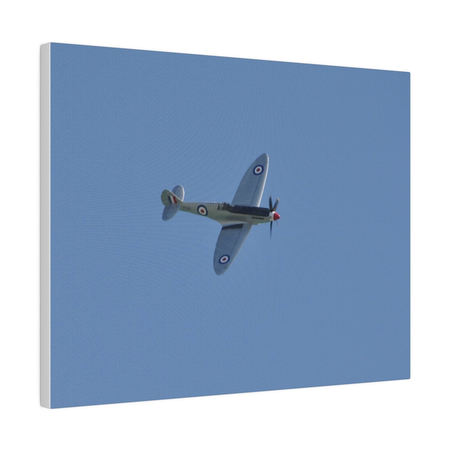 Spitfire Mk.22 Flying From The Left With A slight Angle, Matte Canvas, Stretched, 0.75" - The Trio Synergize Group