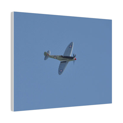 Spitfire Mk.22 Flying From The Left With A slight Angle, Matte Canvas, Stretched, 0.75" - The Trio Synergize Group