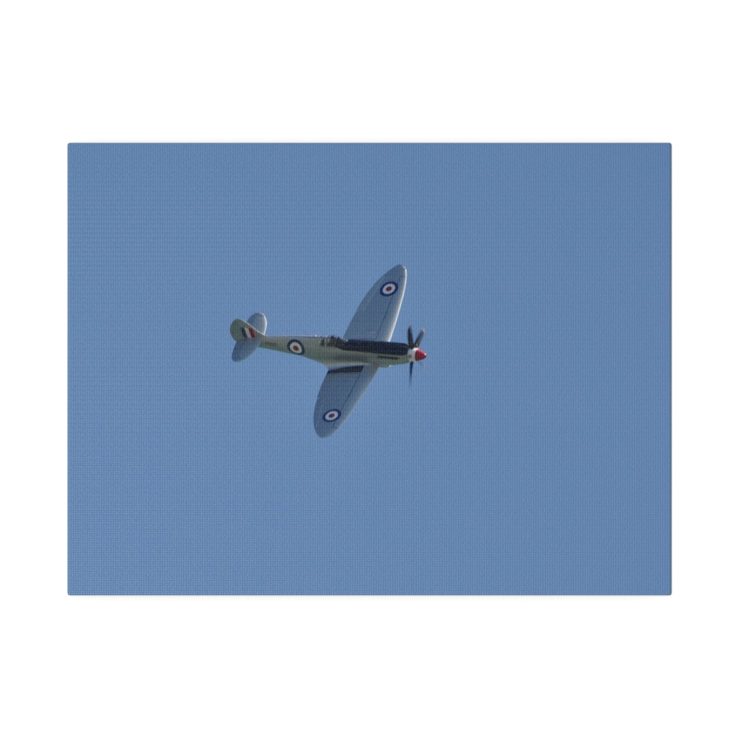 Spitfire Mk.22 Flying From The Left With A slight Angle, Matte Canvas, Stretched, 0.75" - The Trio Synergize Group