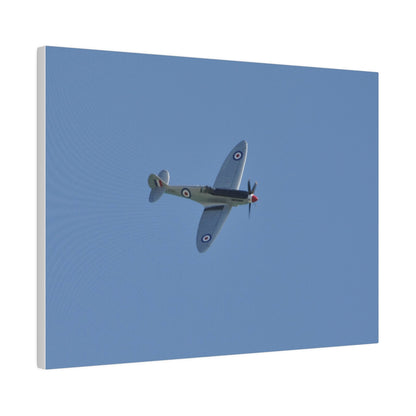 Spitfire Mk.22 Flying From The Left With A slight Angle, Matte Canvas, Stretched, 0.75" - The Trio Synergize Group