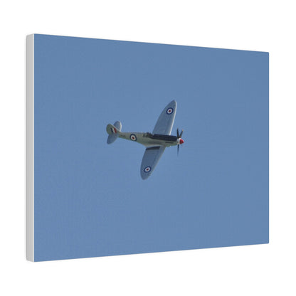 Spitfire Mk.22 Flying From The Left With A slight Angle, Matte Canvas, Stretched, 0.75" - The Trio Synergize Group