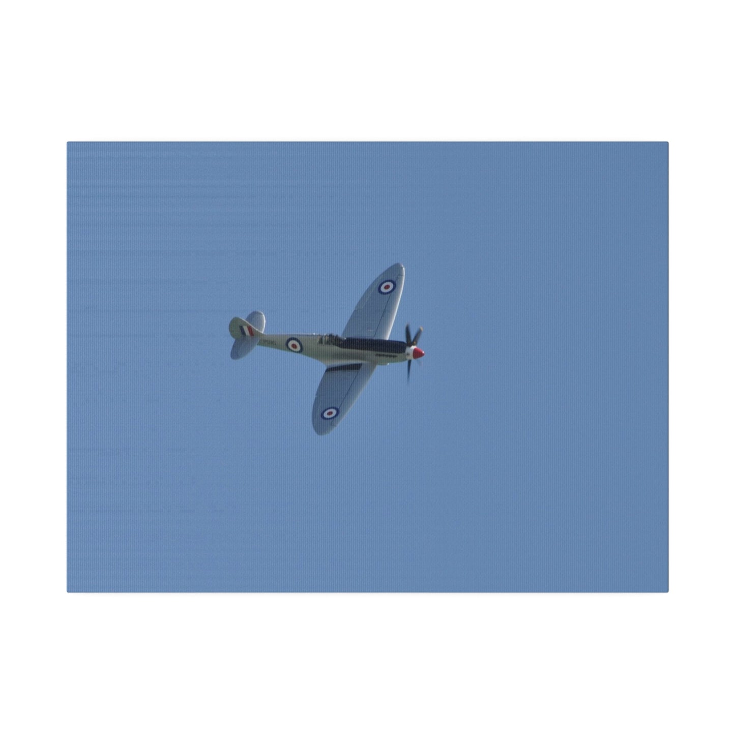 Spitfire Mk.22 Flying From The Left With A slight Angle, Matte Canvas, Stretched, 0.75" - The Trio Synergize Group