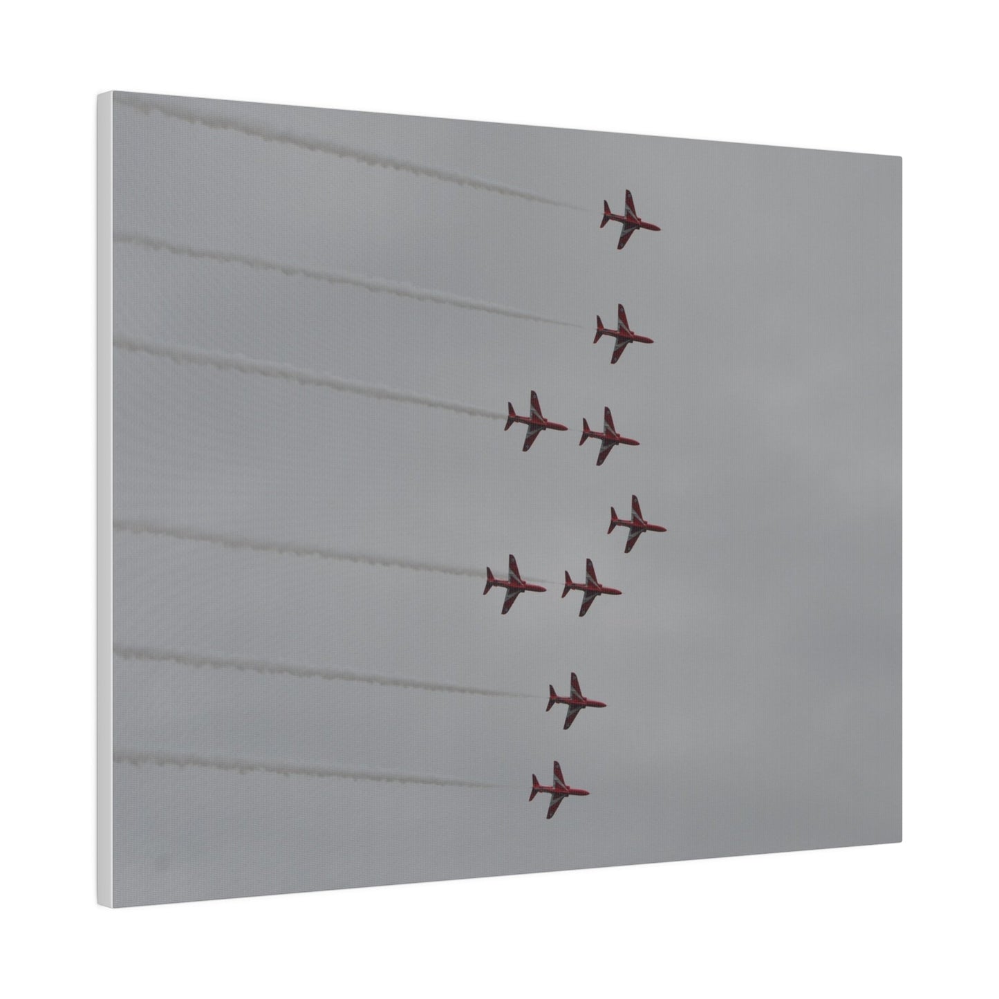 The Red Arrows In Formation Canvas - The Trio Synergize Group
