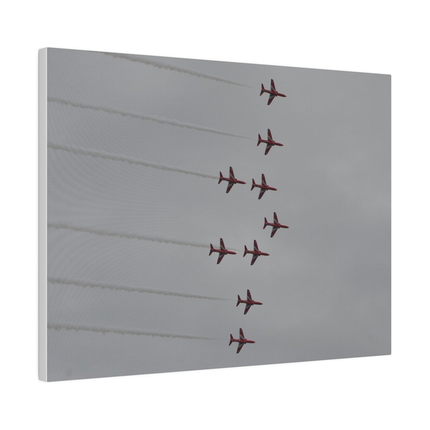 The Red Arrows In Formation Canvas - The Trio Synergize Group