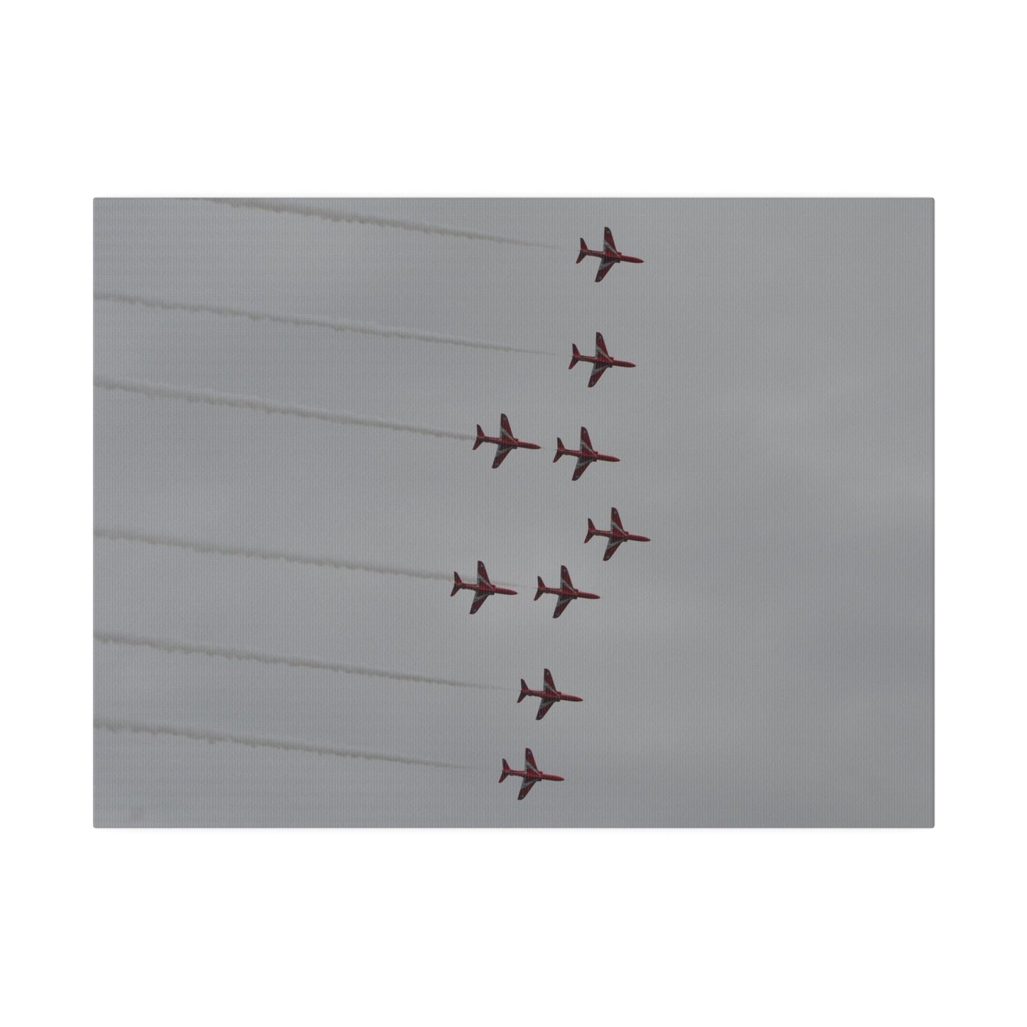 The Red Arrows In Formation Canvas - The Trio Synergize Group