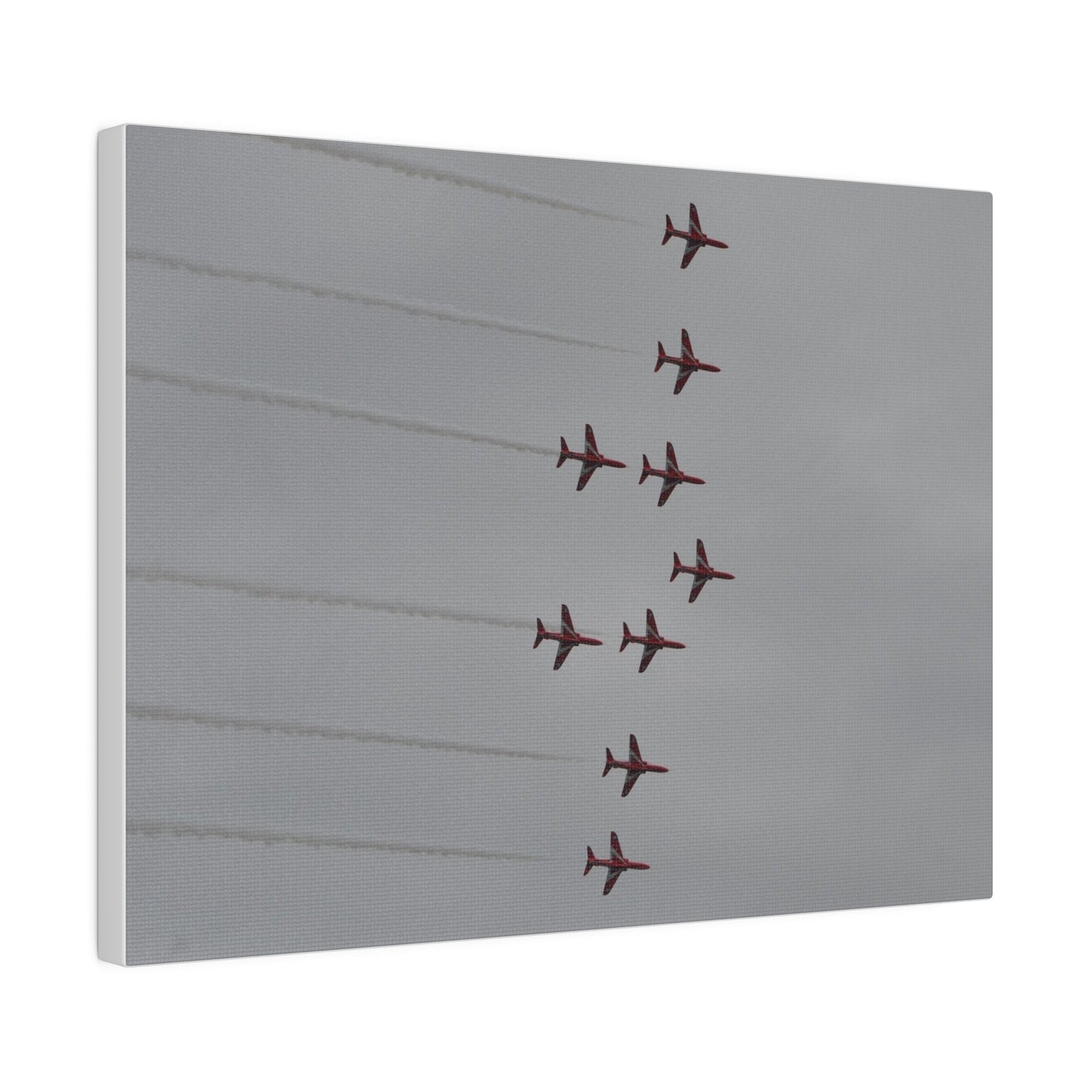 The Red Arrows In Formation Canvas - The Trio Synergize Group
