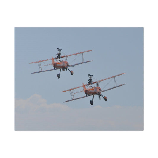 The Wing Walkers People Climbing Back To Their Seats Canvas - The Trio Synergize Group