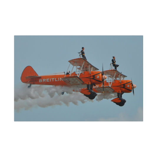 The Wing Walkers People & Planes Very Close Together Canvas - The Trio Synergize Group