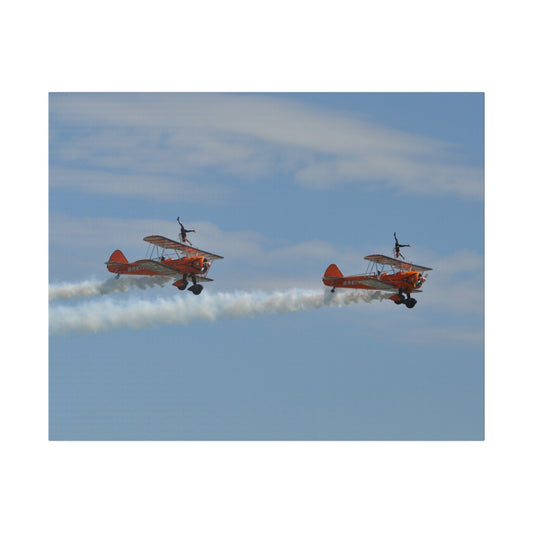 The Wing Walkers People Upside Down Legs Out Canvas - The Trio Synergize Group