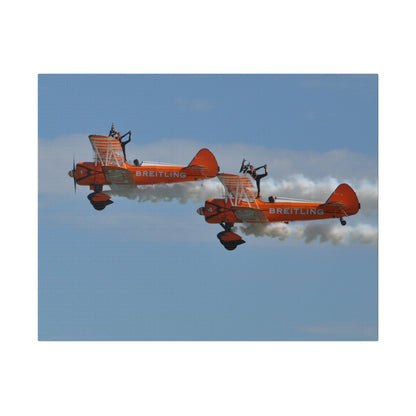 The Wing Walkers No Harness Standing & Hold Their Leg Canvas - The Trio Synergize Group