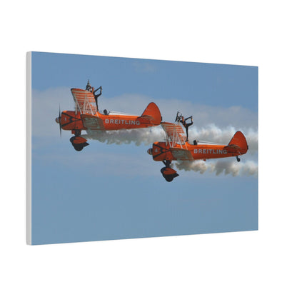The Wing Walkers No Harness Standing & Hold Their Leg Canvas - The Trio Synergize Group