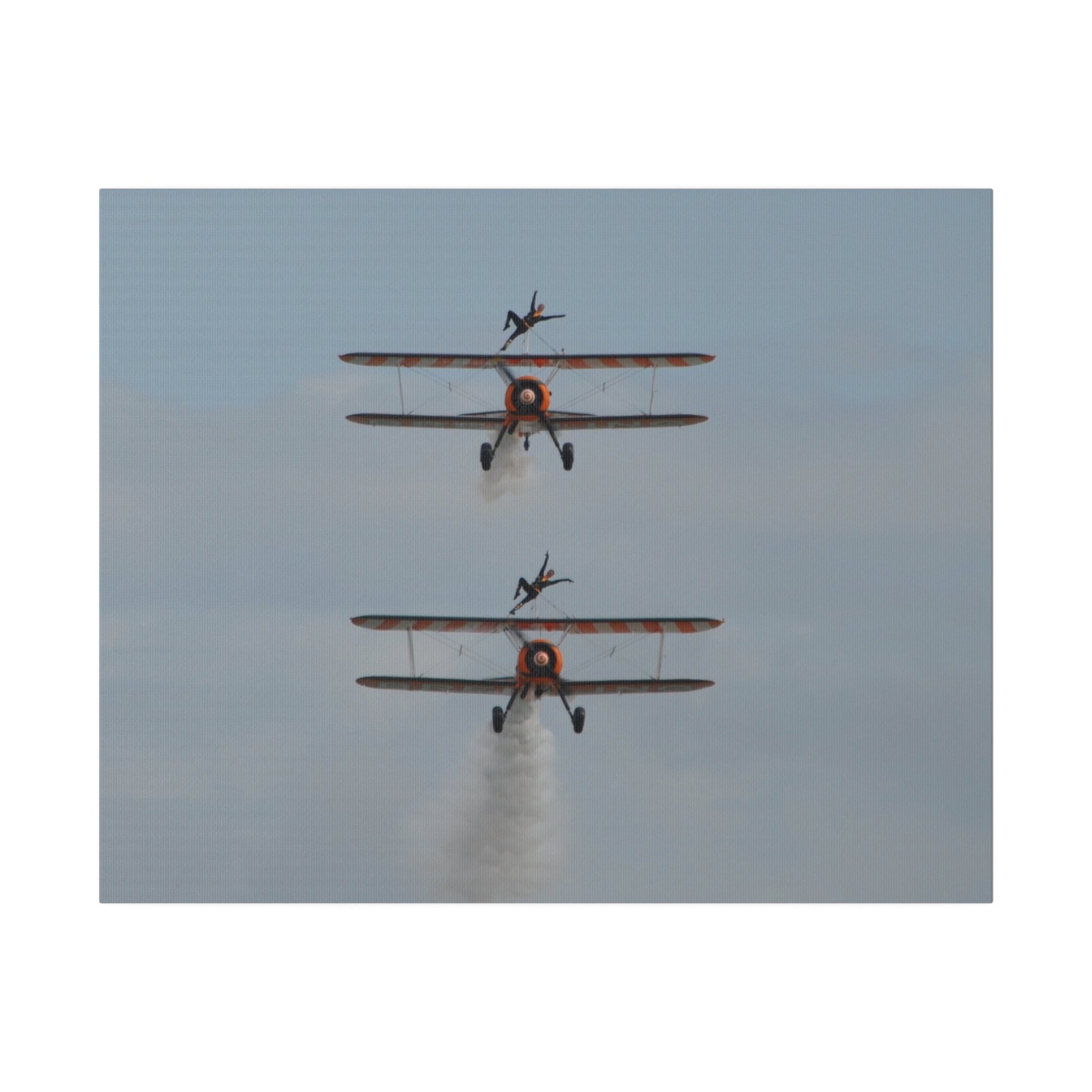 The Wing Walkers People Sideways With Arms & Leg Out Canvas - The Trio Synergize Group