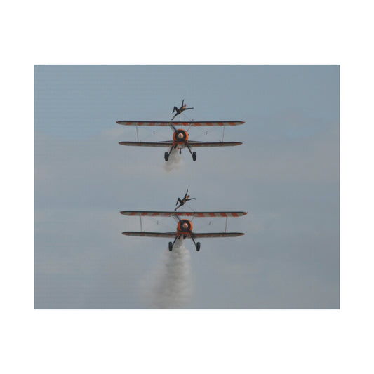 The Wing Walkers People Sideways With Arms & Leg Out Canvas - The Trio Synergize Group