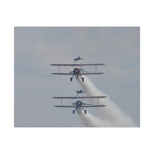 The Wing Walkers Flying Forward - People sideways Canvas - The Trio Synergize Group