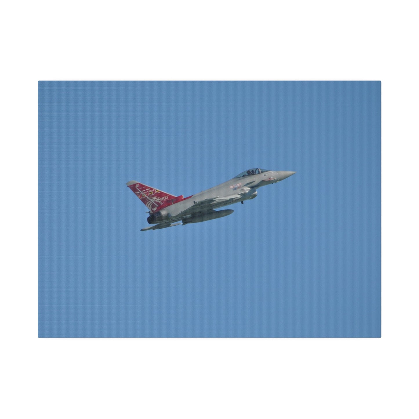 Typhoon Flying From The Left Slightly Ascending, Matte Canvas, Stretched, 0.75" - The Trio Synergize Group
