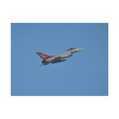 Typhoon Flying From The Left Slightly Ascending, Matte Canvas, Stretched, 0.75" - The Trio Synergize Group