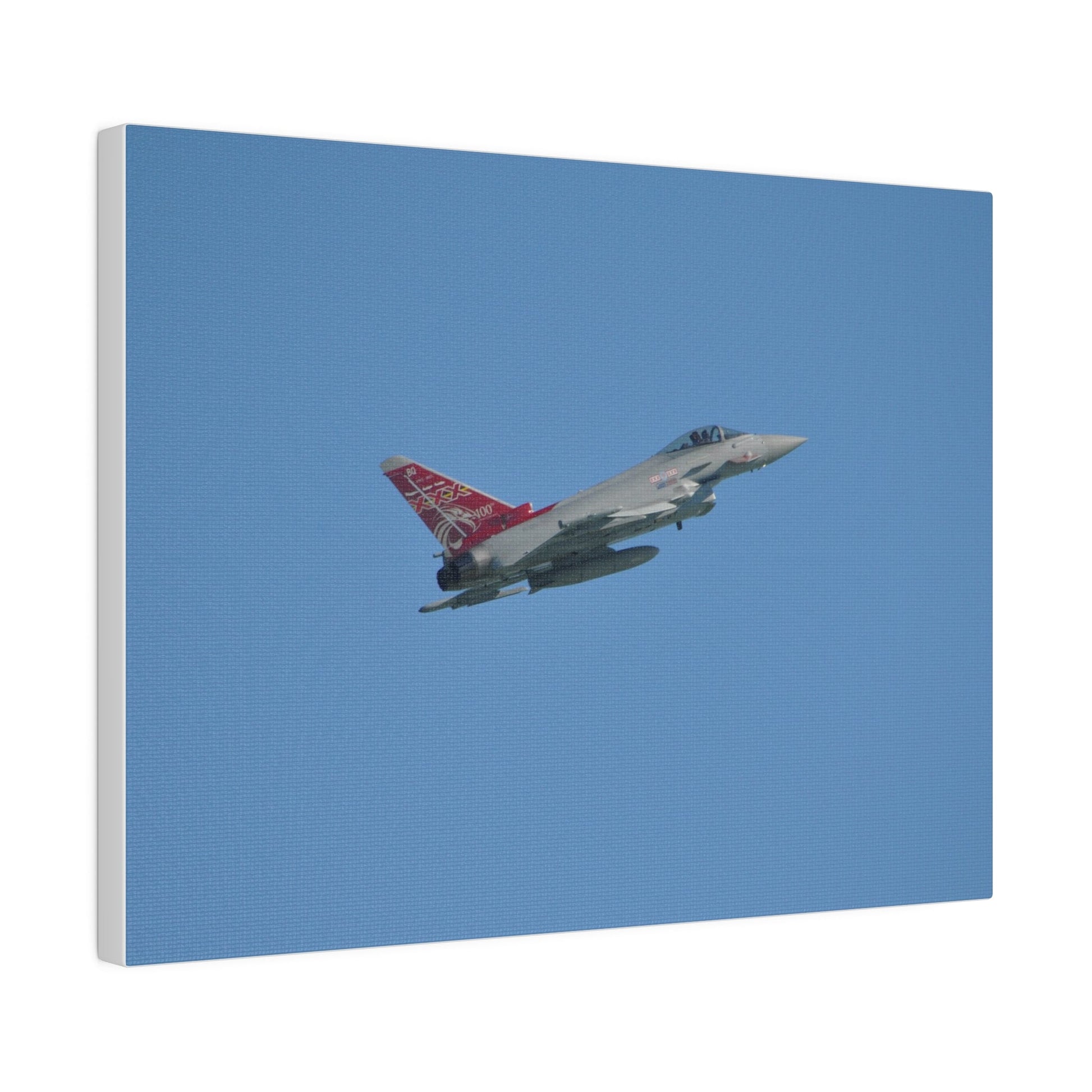 Typhoon Flying From The Left Slightly Ascending, Matte Canvas, Stretched, 0.75" - The Trio Synergize Group