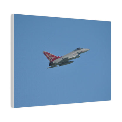Typhoon Flying From The Left Slightly Ascending, Matte Canvas, Stretched, 0.75" - The Trio Synergize Group