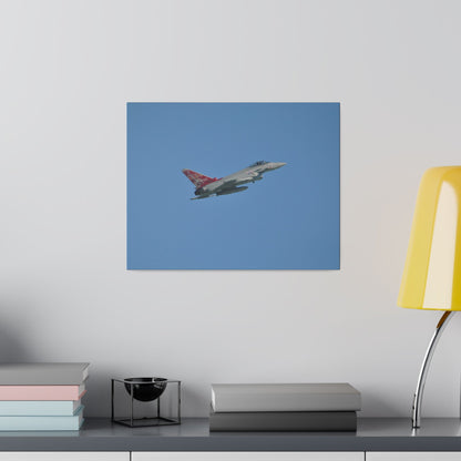 Typhoon Flying From The Left Slightly Ascending, Matte Canvas, Stretched, 0.75" - The Trio Synergize Group