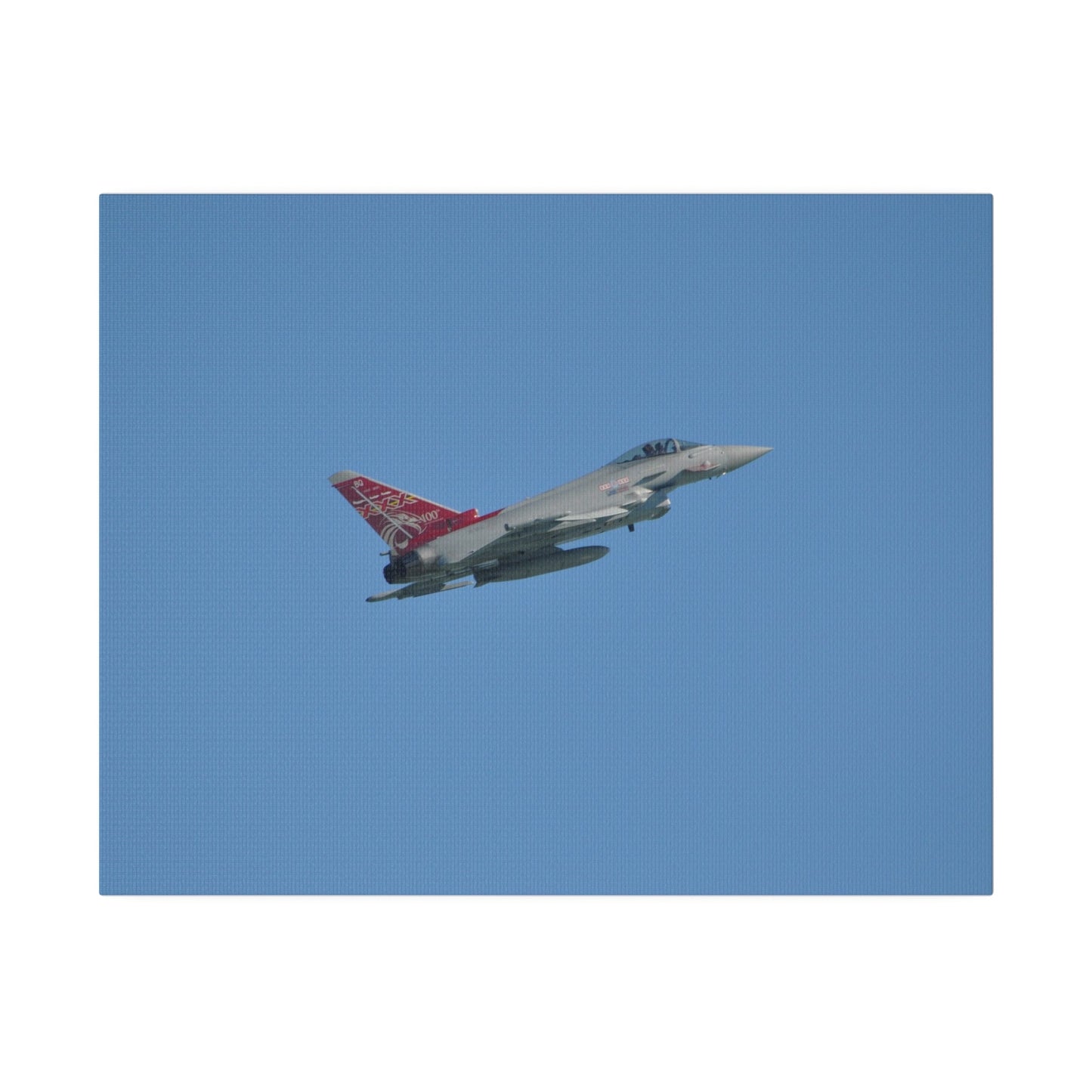 Typhoon Flying From The Left Slightly Ascending, Matte Canvas, Stretched, 0.75" - The Trio Synergize Group