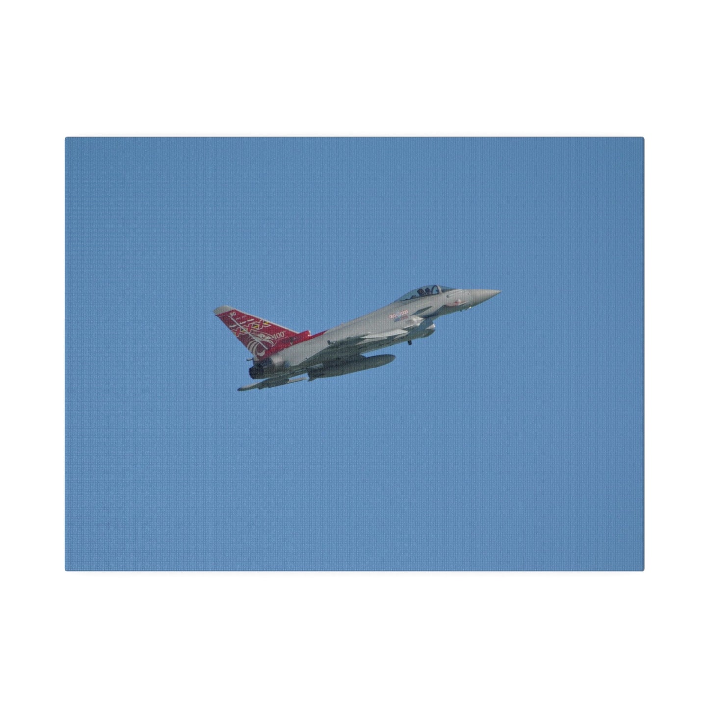 Typhoon Flying From The Left Slightly Ascending, Matte Canvas, Stretched, 0.75" - The Trio Synergize Group