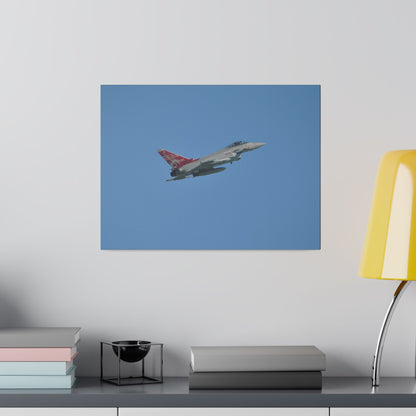 Typhoon Flying From The Left Slightly Ascending, Matte Canvas, Stretched, 0.75" - The Trio Synergize Group