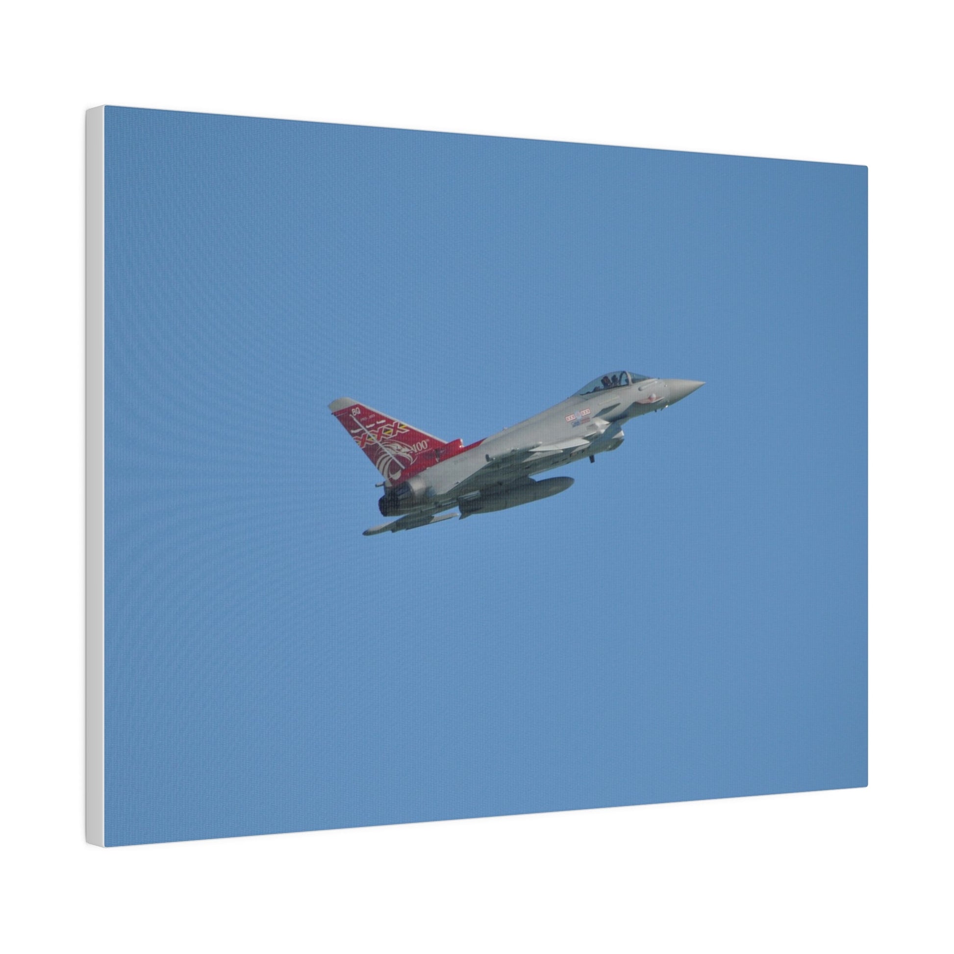 Typhoon Flying From The Left Slightly Ascending, Matte Canvas, Stretched, 0.75" - The Trio Synergize Group
