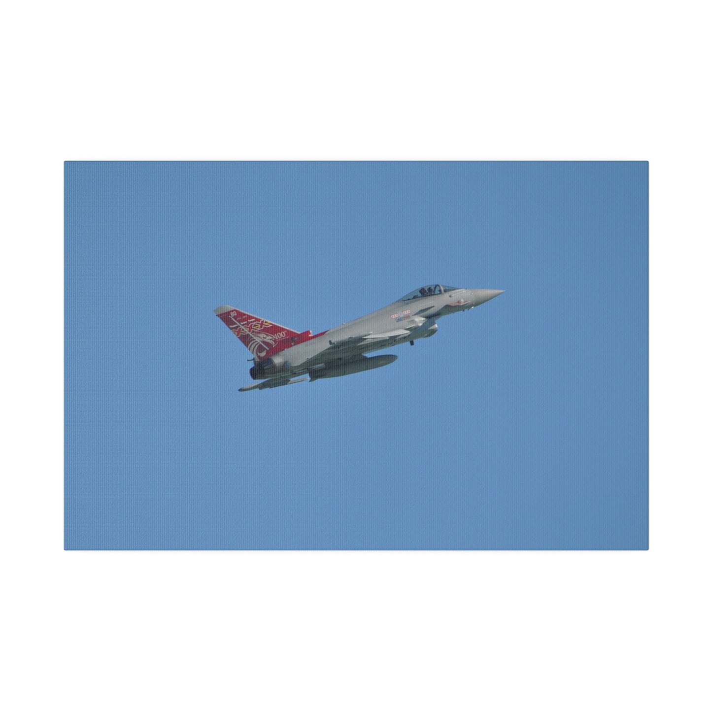 Typhoon Flying From The Left Slightly Ascending, Matte Canvas, Stretched, 0.75" - The Trio Synergize Group
