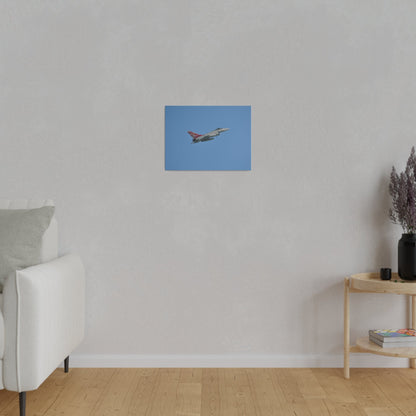Typhoon Flying From The Left Slightly Ascending, Matte Canvas, Stretched, 0.75" - The Trio Synergize Group